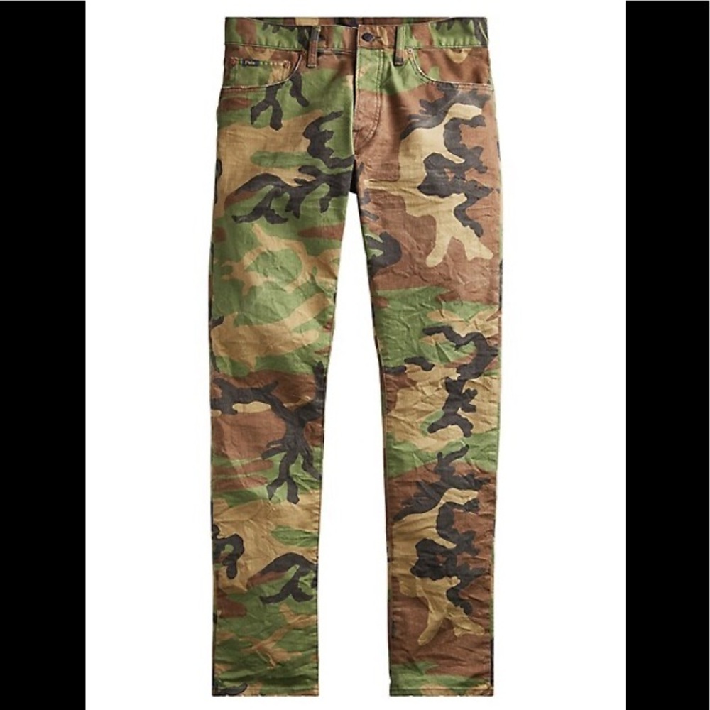 Polo Ralph Lauren Sullivan Slim Fit Camo Jeans NWT